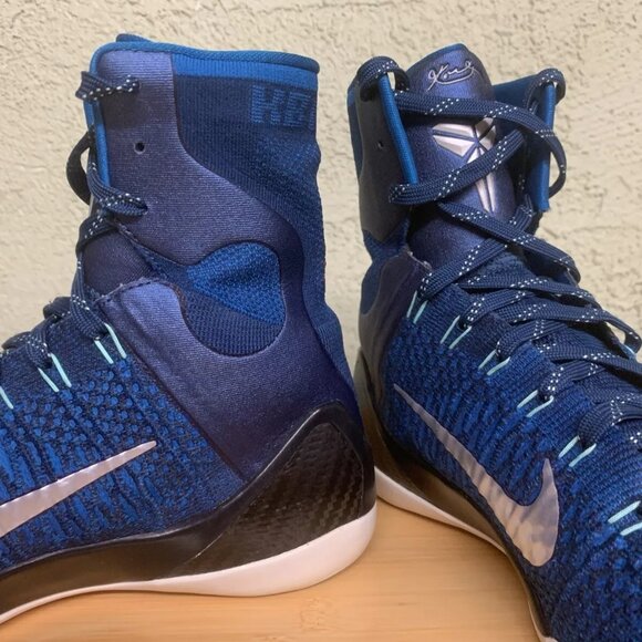 Size 9 - Nike Kobe 9 Elite Brave Blue 2014 - Picture 4 of 13